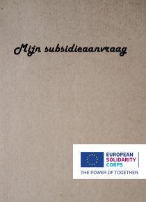 mijn subsidieaanvraag